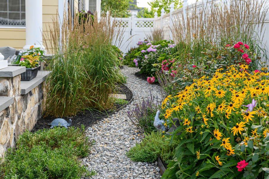 The Best Use Of A Narrow Side Yard Gasper Landscape Design Construction