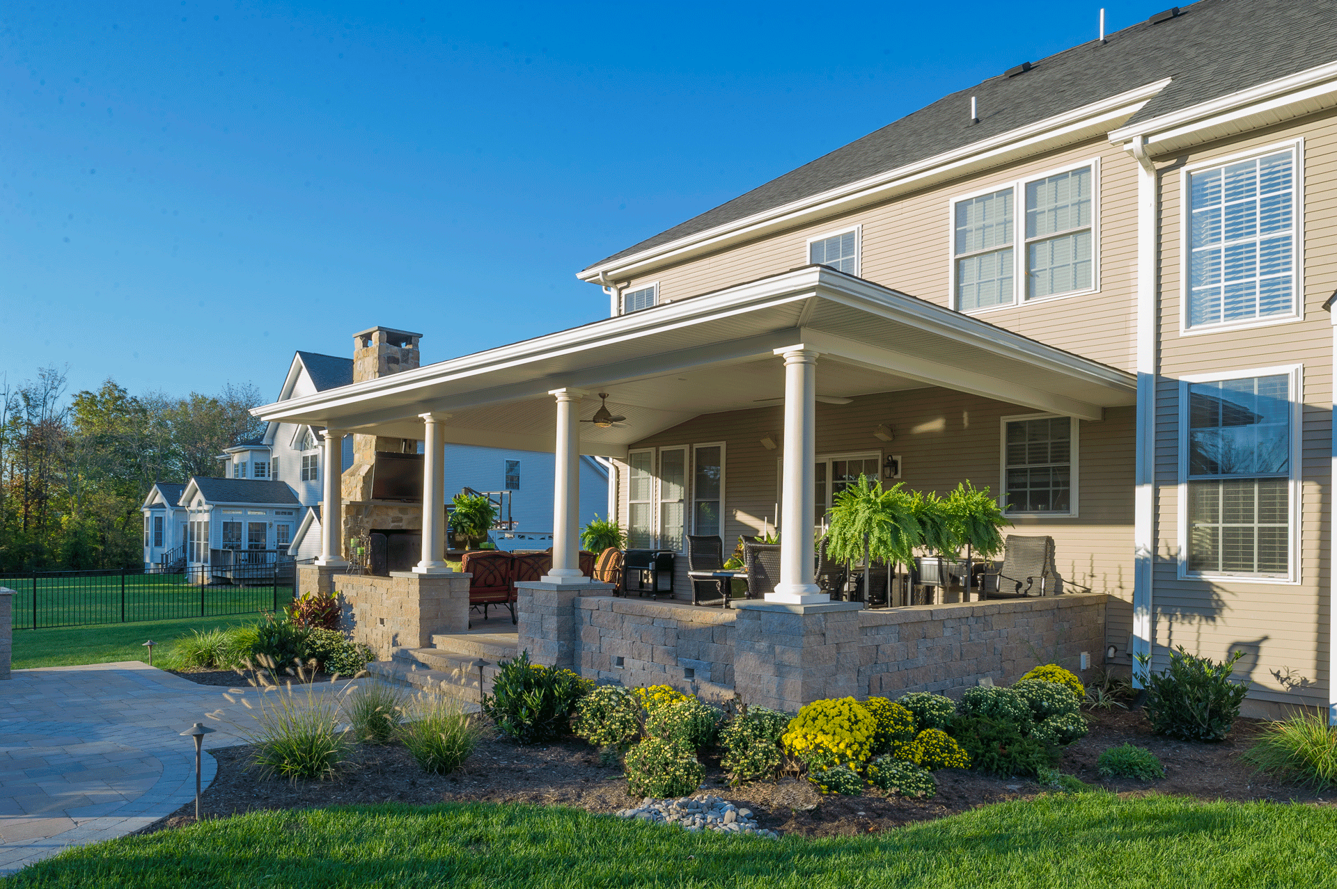 covered-porch-w-dec-block-walls – Gasper Landscape Design & Construction